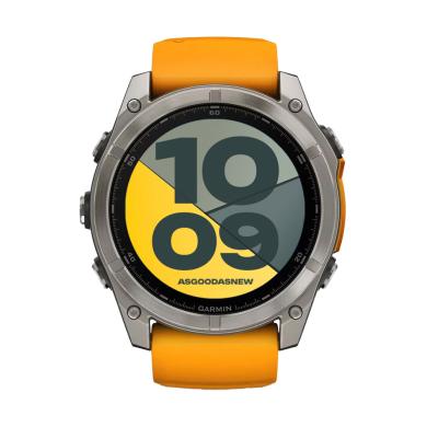 Garmin Fenix 8 AMOLED Sapphire 47mm graphite/titane (010-02904-11) - bon état Reconditionné - Garmin reconditionné disponible sur As Good As New